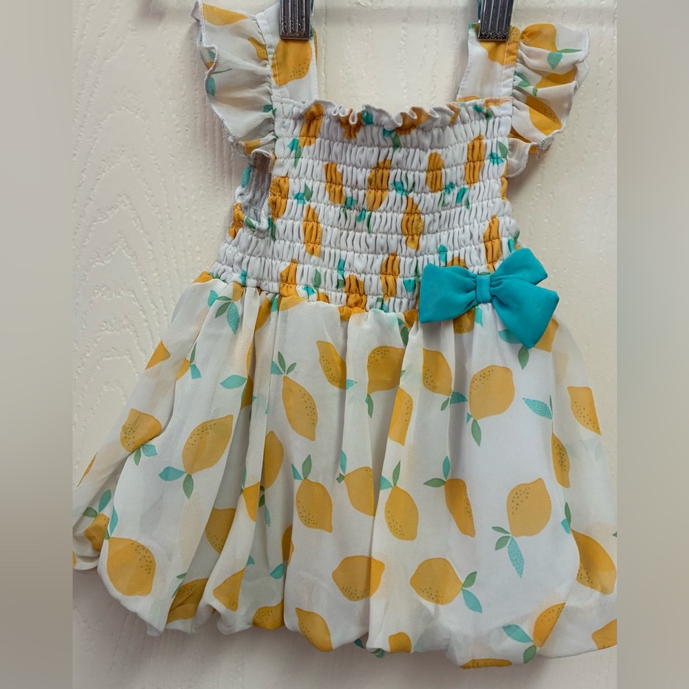 Emporio Baby- Lemon Print Bubble Dress